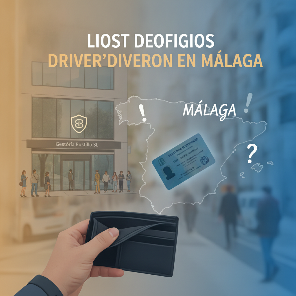 He perdido el carnet de conducir extranjero: ¿qué debo hacer en Málaga?