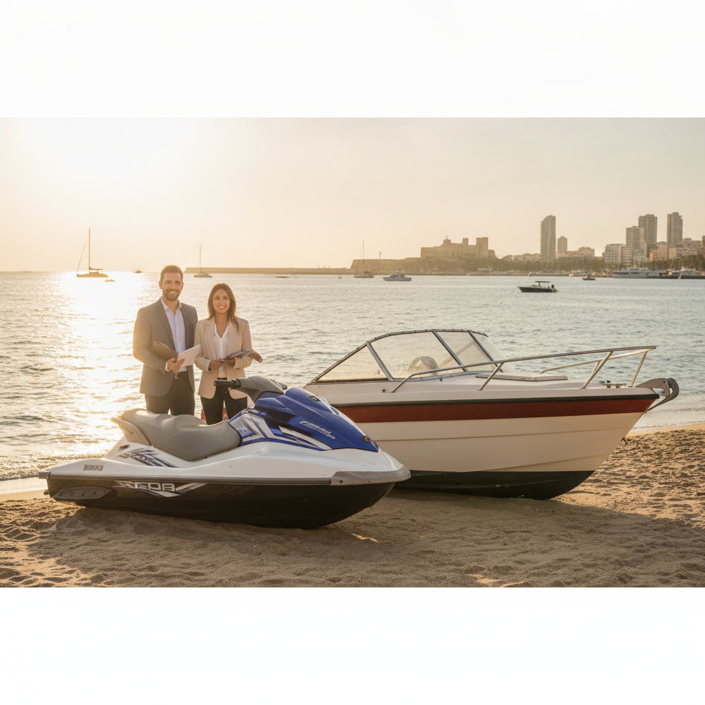 Compraventa de barcos o motos de agua de segunda mano